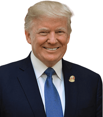 Limited edition Trump lapel pin