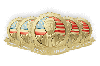 5 X trump pins